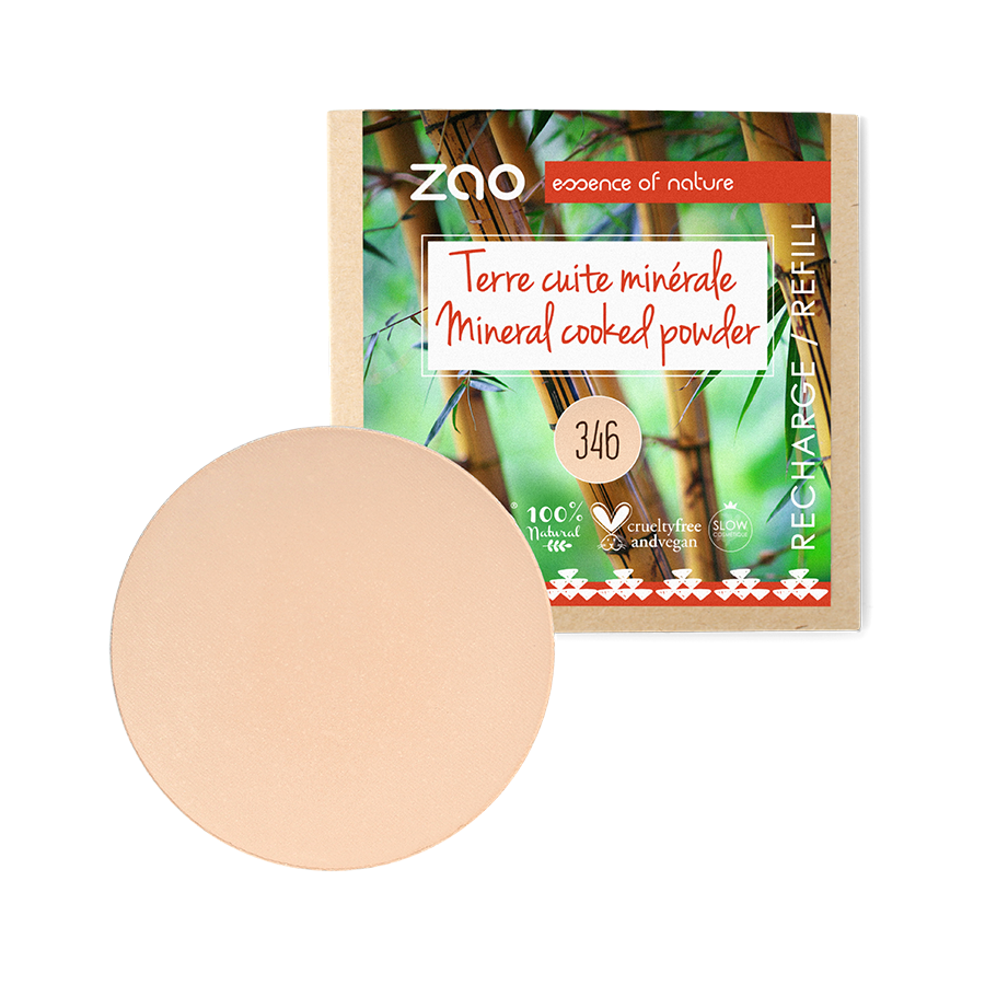 Refill Mineral Cooked powder (Solpuder) 346 Light beige