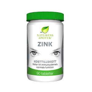 Zink 90 tabletter – Naturens Apotek