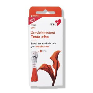 8-pack – RFSU Graviditetstest
