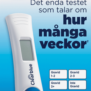 1-pack Clearblue Digitalt Graviditetstest med Veckoindikator