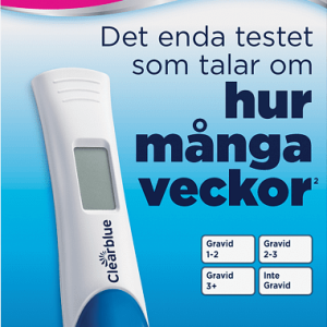 2-pack Clearblue Digitalt Graviditetstest med Veckoindikator