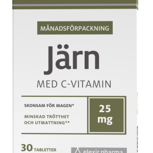 Elexir Pharma Järn med C-vitamin 30 tabletter