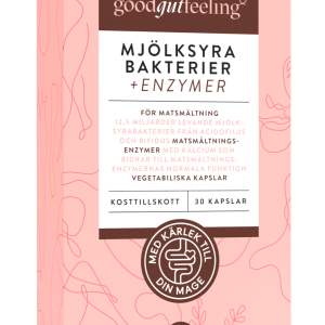 Elexir Good Gut Feeling Mjölksyrabakterier + Enzymer 30 kapslar