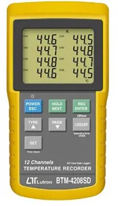 Temperaturlogger 12 kanaler