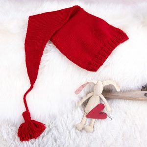 Stickad Tomteluva lång – garnpaket i Bluum Soft Merino Ull