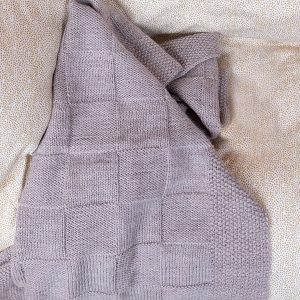 Stickad Bebisfilt – garnpaket i Bluum Pure Eco Baby Wool