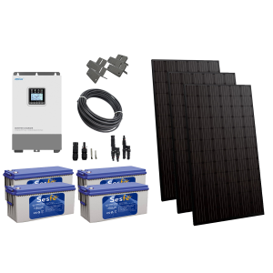 Kraftpaket Off-grid Medium – Komplett Solcellssystem för Stuga