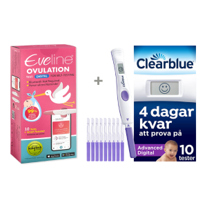 Eveline Smart Fertilitetssystem och 10 st Clearblue Advanced Digital Ägglossningstest