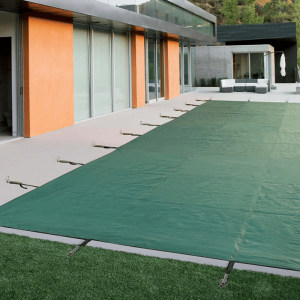 Supergreen vintertäcke till rektangulär pool
