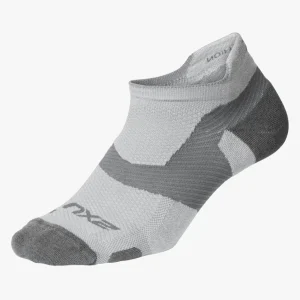 2XU Vectr Merino Light Cushion No Show Strumpor, Grå, S