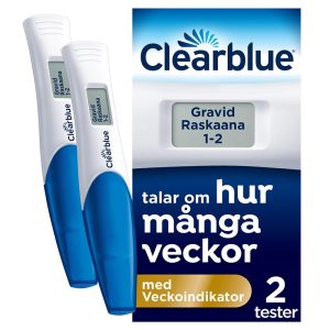 Clearblue digital graviditetstest med veckoindikator – 2 st.
