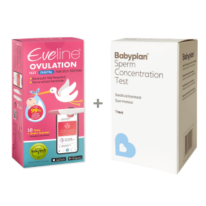 Eveline Smart Fertilitetssystem & Babyplan Spermatest – Komplett Paket för Båda Partners Fertilitet