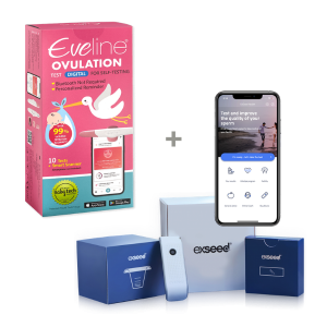 Eveline Smart Fertilitetssystem & ExSeed Health Spermtest – Komplett Digital Fertilitetspaket för Båda Partners